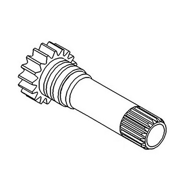 Aftermarket New Fits Massey Ferguson Tractor PTO Pinion Shaft 1080 1085 516499M93 - main